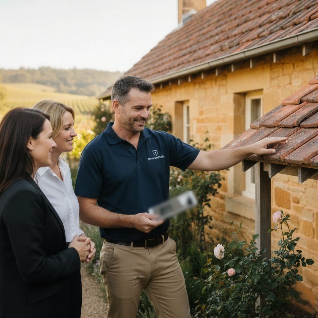 Professional roof consultation and assessment at heritage property